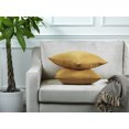 thumbnail image 6 of 3S Brother's Solid Cushion Cover Super Soft & Cozy Home Décor Throw Pillow Case for Chair Couch Bedroom & Livingroom Décor Pillowcase with Invisible Zipper Set of 2 Pieces - M-Yellow 22"x22" Each, 6 of 8