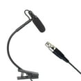 thumbnail image 2 of Bunblic Clip on Instrumental Condenser Microphone Flexible Professional Gooseneck Mic for Stage Performance Musical Accessories L5, 2 of 8