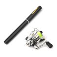 thumbnail image 1 of 1M / 1.4M Pocket Collapsible Fishing Rod Reel Combo Mini Pen Fishing Pole Kit Telescopic Fishing Rod Spinning Reel Combo Kit ,Rigid Aluminum Skeletal Frame, 1 of 6
