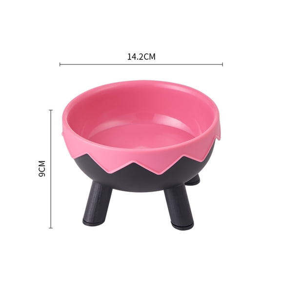 Elevated Pet Bowls for Cats and Dogs: Raised Non-Tilted Food and Water Dishes Ideal for Puppies and Small Dogs
