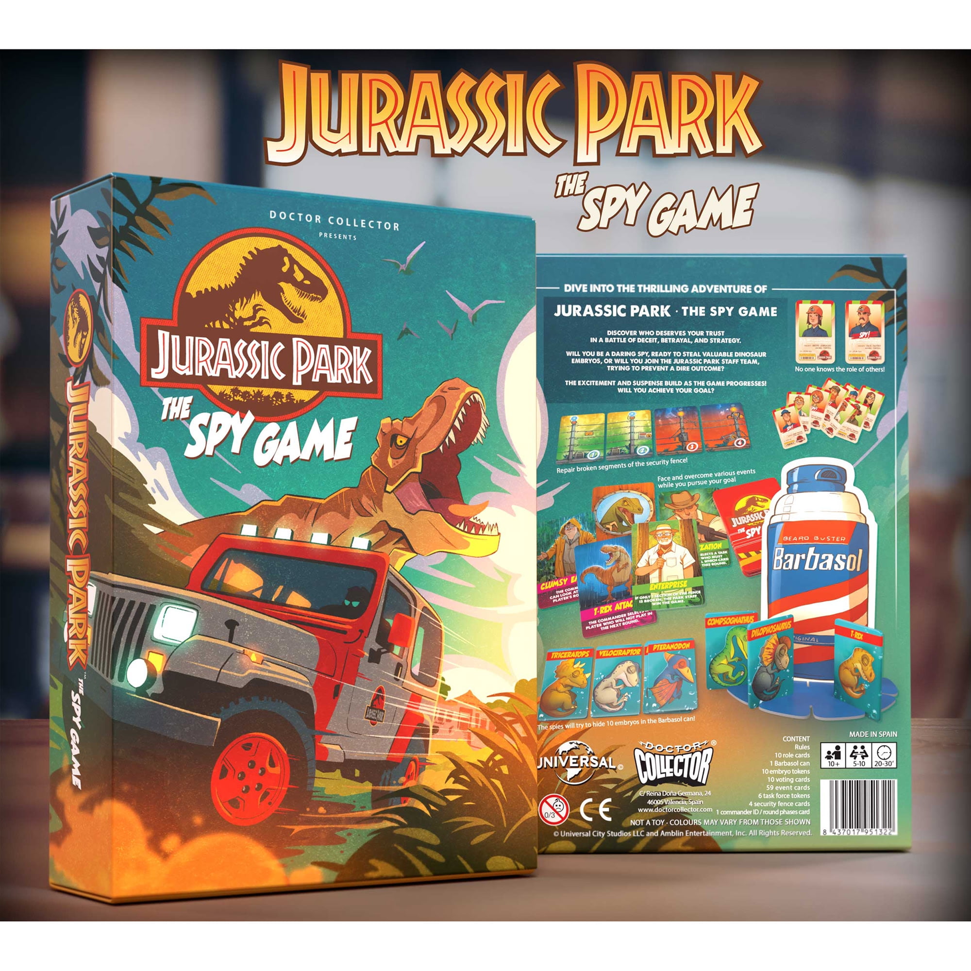 Doctor Collector: Jurassic Park: the Spy Game of Deception & Strategy, Family 10+