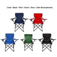thumbnail image 5 of Asiento de camping Irfora Silla para acampar al aire libre, silla de jardín plegable portátil con reposabrazos, portavasos, bolsa de almacenamiento para acampar, senderismo, pescar en la playa Irfora Asiento de camping, 5 of 5