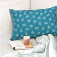 thumbnail image 4 of KLL Sea Turtle Pillow Covers Envelope Closure,Super Soft and Cozy Fuzzy Fleece Pillow Case Cover (No pillow core） 16"x24", 4 of 5