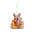 thumbnail image 5 of Easter Cute Bunny Acrylic Ornaments - 2D Flat Acrylic Hanging Decor with Bikes & Eggs, Spring Decorations for Tree, Window & Home, 5 of 6