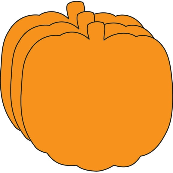Die-Cut Magnetic - Small Single Color Pumpkin