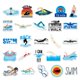thumbnail image 3 of Stickers DIYYILIF 100 piezas impermeables de natación en vinilo, 3 of 5