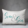 thumbnail image 3 of Creative Products Sun And Sea Type Teal 14x20 Spun Poly Pillow, 3 of 3