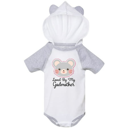 

Inktastic My Godmother Loves Me Baby Gift Baby Boy or Baby Girl Bodysuit