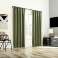 thumbnail image 6 of Sun Zero Bergen 1-Piece Theater Grade Extreme 100% Blackout Rod Pocket Curtain Panel, 40"X63", Sage Green, 6 of 9