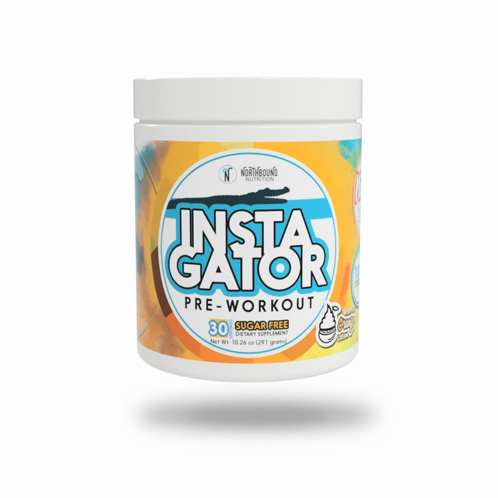 InstaGator Pre-Workout, Whipped Orange Cream, 30 Servings