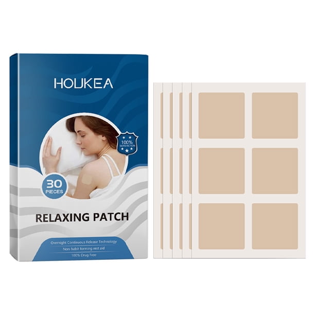 Parches para Dormir Nocturnos Adultos El Calmantes Acción Rápida Unisex 30 Piezas (3 Años