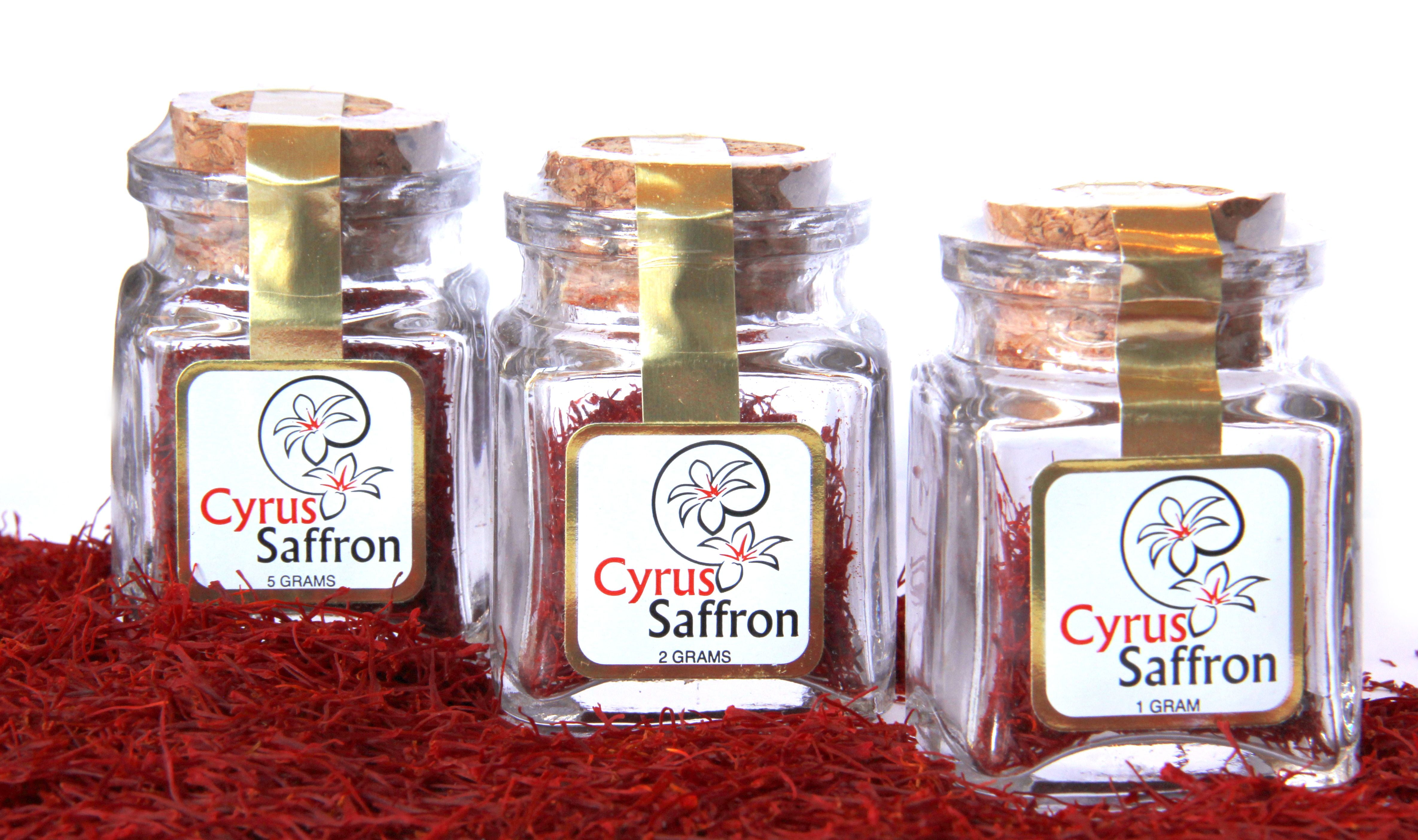 Cyrus Saffron Spanish Saffron" 100 Pure Coupe"(Aragon Spain) (10 Grams