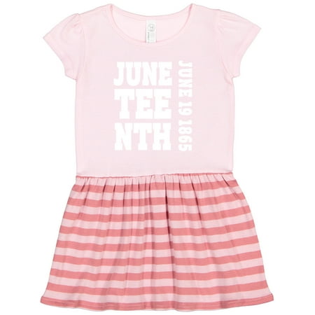 

Inktastic Juneteenth June 19 1865 Gift Toddler Girl Dress