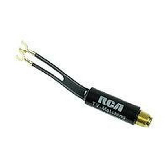 RCA VH54 - Antenna adapter - spade female to F connector female