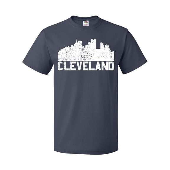 Inktastic cleveland skyline grunge white T-Shirt