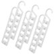 thumbnail image 4 of 6 perchas que ahorran espacio para organizadores de armario y almacenamiento, perchas múltiples de plástico resistente para pantalones vaqueros, camisas, suéteres, organizador esencial para dormitorio, 4 of 8