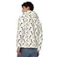 thumbnail image 4 of Goofa Mallard Ducks Pattern Mens Full-zip Hoodie, Zip-up Pullover Hooded Sweatshirt, Kangaroo Pocket Hoodie Ideal for Daily Wear, Travel, and Home-Medium, 4 of 5
