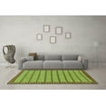 thumbnail image 3 of Ahgly Company Indoor Round Oriental Turquoise Blue Modern Area Rugs, 8' Round, 3 of 4