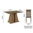 thumbnail image 3 of Juego de Comedor Madesa Angel mesa y 4 Sillas MDP, 3 of 8