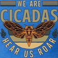 thumbnail image 3 of CafePress - Cicadas We Are Cicadas Hear Us Roar Flying Insects Men's Football T Shirt - Mens Football Shirt, 3 of 4