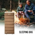 thumbnail image 4 of Maoww Fill Power Rectangle Duck Ultralight Wearable 4 Season Envelope Sleeping Bag for Outdoor Camping, 4 of 7