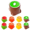 thumbnail image 2 of Coofit Plastic Stool Lightweight Cute Fruit Pattern Mini Stool Step Stool for Kids, 2 of 10