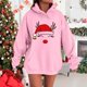 thumbnail image 5 of MHFRRA Sudadera con Capucha para Parejas, Divertida y A Juego, de Manga Larga, Estilo Informal y Deportivo Rosa, 5 of 5