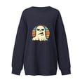 thumbnail image 5 of Enjoytime Crew Neck Sweatshirts Women Cute Spooky Printed Long Sleeved Blouses 2025 Fashion Casual Pullover Tops, 5 of 5