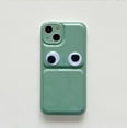 thumbnail image 6 of Compatible with iPhone 13 Pro Max Candy Color Case Glossy Big Eyes Cute Funny Thin Slim Soft Lens Protection Aesthetic Shockproof Protective Cover for Women Girls, 6 of 12