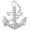 Clear AB, variant on Delight Jewelry Silver-tone AB Crystal Anchor - Silver-tone Clear Star of David Charm Bead Dangle with Mini 2025