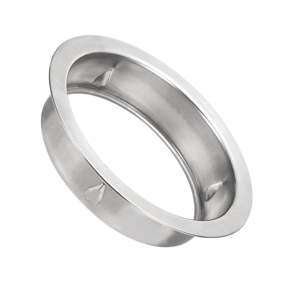 Uxcell 5.91 Inch Pipe Collar, Round Wall Flange Straight Pipe Flange, Silver