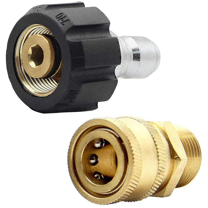 Twinkle Star Pressure Washer Adapter Set Quick Connect Kit TWIS292 M22 14mm