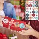 thumbnail image 4 of XWSHYW Decoraciones Navideñas Pegatinas Navideñas Autoadhesivas Circulares, 4 of 4
