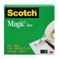 thumbnail image 2 of 3M 81011296 Magic Office Tape  1 in.x 36 Yards  1 in.Core  Clear, 2 of 2