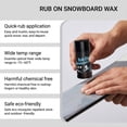 thumbnail image 4 of Rub On Ski Snowboard Wax Portable with Cork Applicator Base Protection Reduces Friction Fast Gliding Enhanced Control Compact Size for Winter Outdoor Snow Sports Equipment Maintenance, 4 of 9