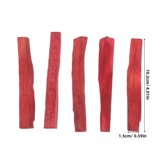 UEETEK 5Pcs Smudge Sticks Red Sandalwood for Space Cleansing Rituals