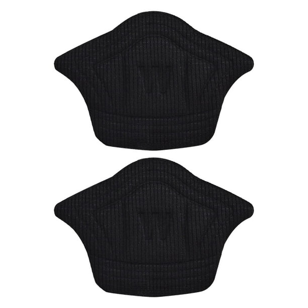 Almohadillas de talón ligeras para hombre y mujer, antidesgaste, plantillas para zapatos de gran tamaño negro grueso