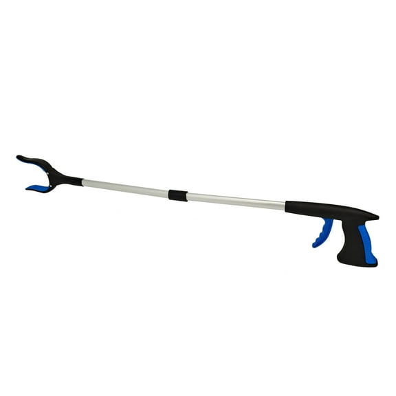 Baggra Foldable 32Inch Pickup Tool Long Arm Extender with Rotatable Rubber Gripper Aluminum Reaching Aid for Elderly