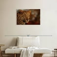 thumbnail image 2 of Elephant Stock Intimidating Leopard Wall Art - Horizontal Canvas Wall Art - Living Room Wall Decor - Animal Canvas - Brown And Orange Decor - 30" x 20", 2 of 8
