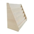 thumbnail image 6 of Stuffygreenus Single-Sided Book Display for Kids - Natural Wooden Magazine and Book Display Stand with 5 Shelves - Commercial and Home Use Safe and Kid Friendly Design, 6 of 9