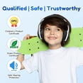 thumbnail image 2 of Auriculares Bluetooth EarFun K2 Kids con límite de volumen 40H negros, 2 of 7