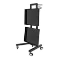 thumbnail image 6 of 2-Tier Salon Trolley, Salon Rolling Cart W/Hairdryer Holder, Trays, and Wheels, 6 of 13