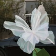 thumbnail image 3 of Large Artificial Butterfly Gauze Simulation Butterfly 3D Fake Butterfly with Faux Pearls for Wedding Festival Wall Decoration, 3 of 7