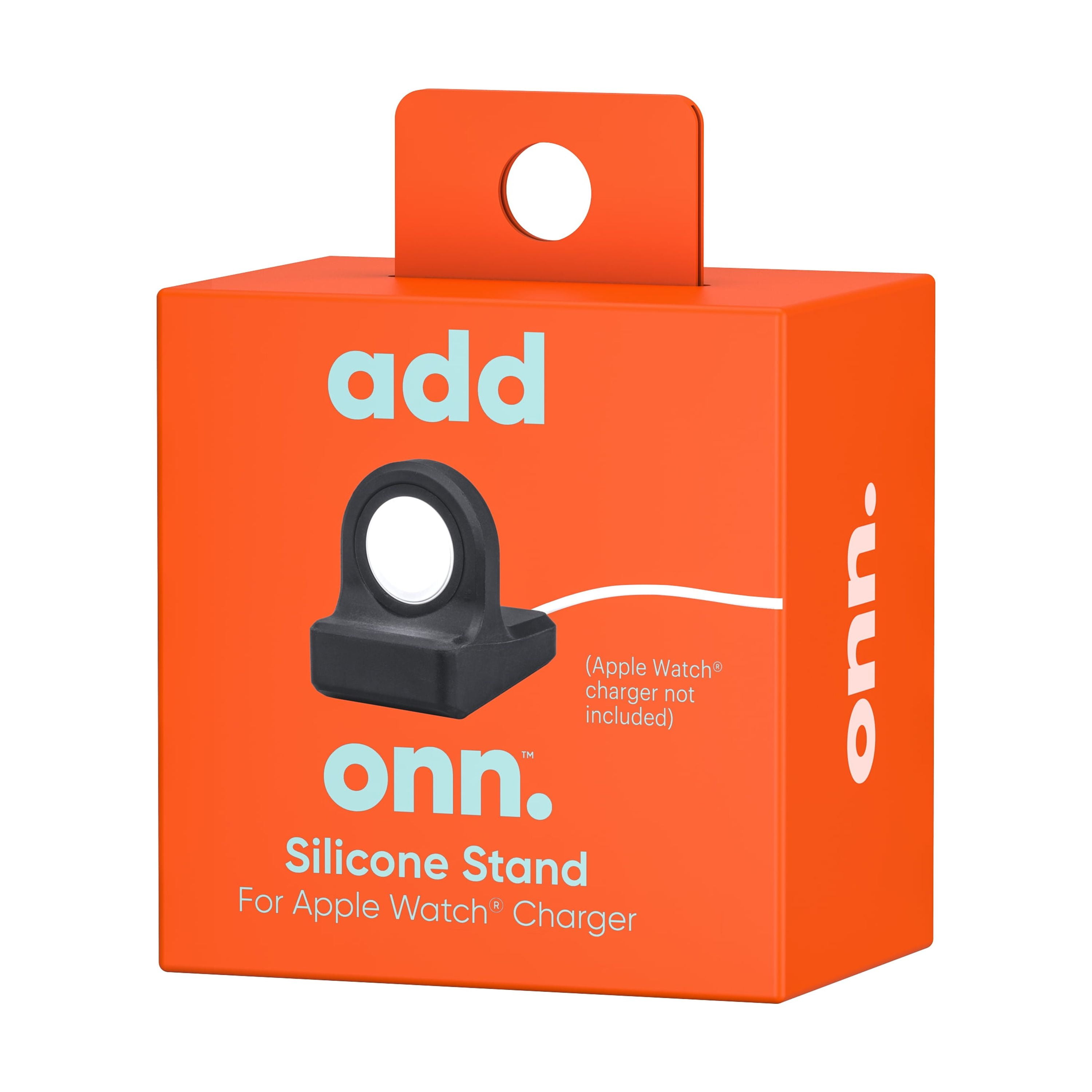 Onn. Apple Watch Stand Black Compatible for Apple Watch Series 7