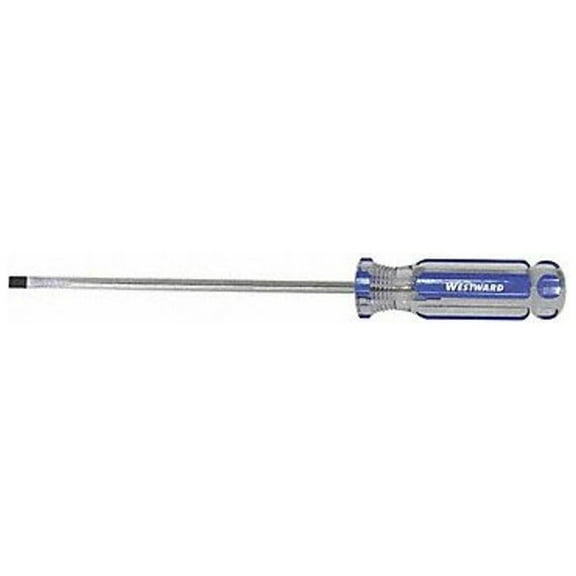 Westward General Purpose Slotted Screwdriver 3/16 in Round 401K90