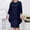 Dark Blue, variant on Sentmoon Plus Size Evening Gowns for Women Formal Holiday Dresses for Women Slim Elegant Lace Short Dresses,Loose Flowy Trendy A-line Dresses Gray XXL