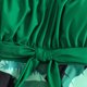 thumbnail image 4 of Traje de baño de 2 piezas para mujer, trajes de baño para mujer, traje de baño de moda femenina con volantes, estilo conservador, escote en el pecho, bloques de color, sin espalda, traje de baño para, 4 of 7