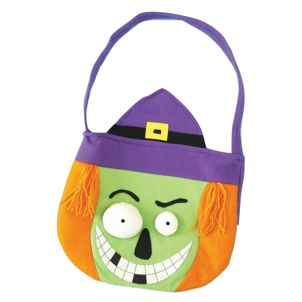 Monster Trick or Treat Hand Bag Witch Candy Halloween  
