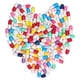 thumbnail image 2 of Cápsulas de mensajes, lindas cápsulas de amor Píldoras de mensajes 370 piezas para decoración de fiestas para bodas ANGGREK HG2014, 2 of 8
