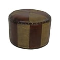 thumbnail image 1 of Stool International Caravan Mini Round de piel sintética, 1 of 1